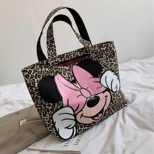 Minnie Mouse Cheetah Leopard print Bag Tote